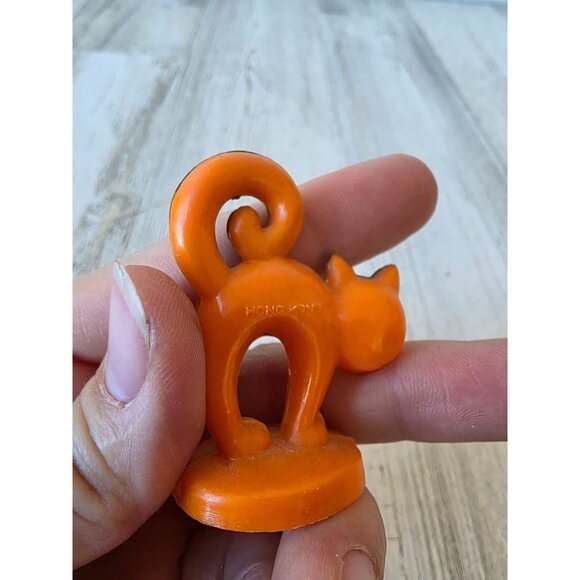 Vintage rosbro Cat Halloween plastic cake topper decor - Picture 4 of 8